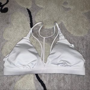 White VS sports bra